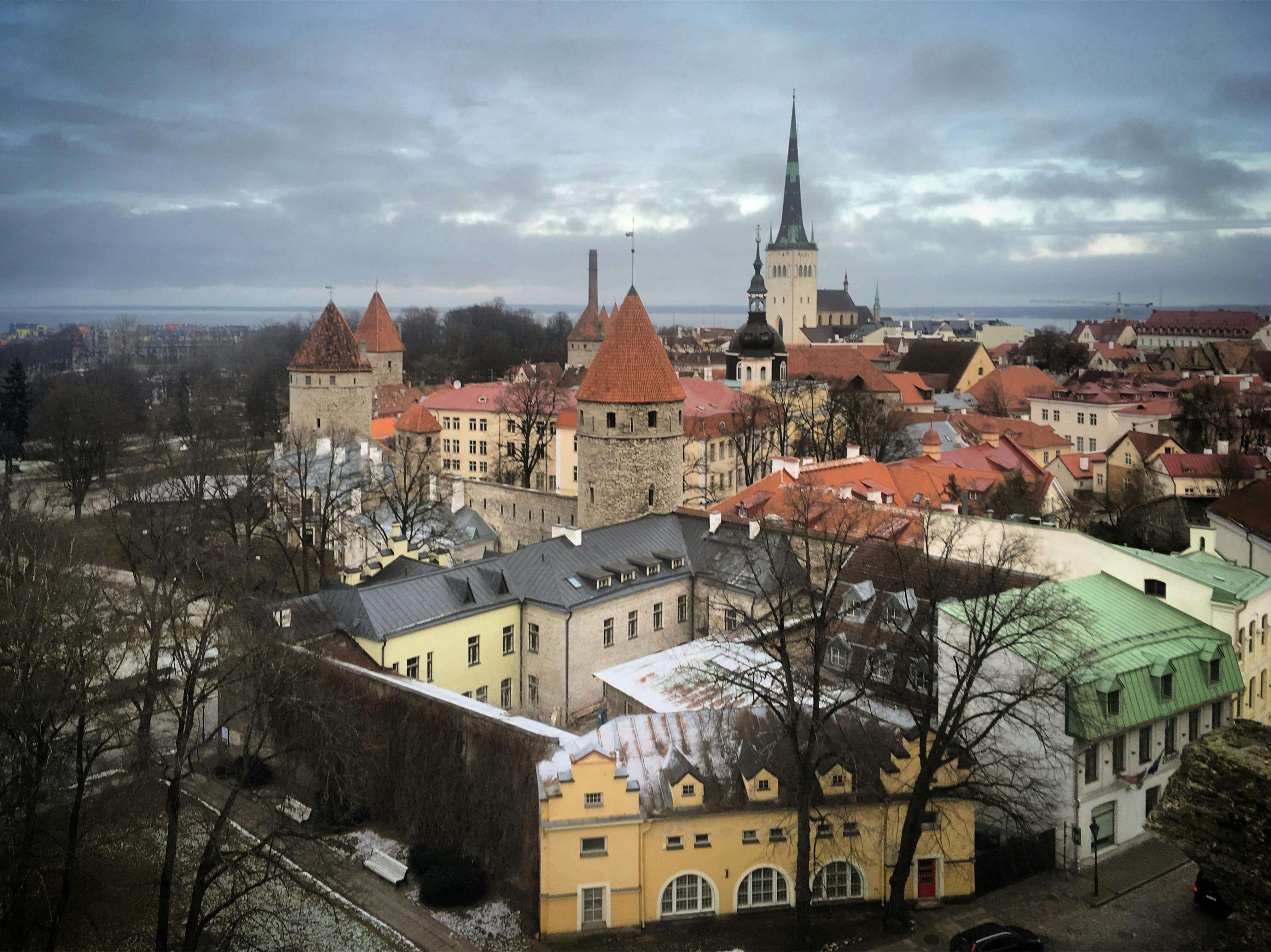 Tallinn old town skyline, Estonia